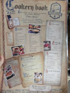 The Menu. Click for a closer look!